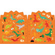 Ritbok med Stickers Dinosaurie